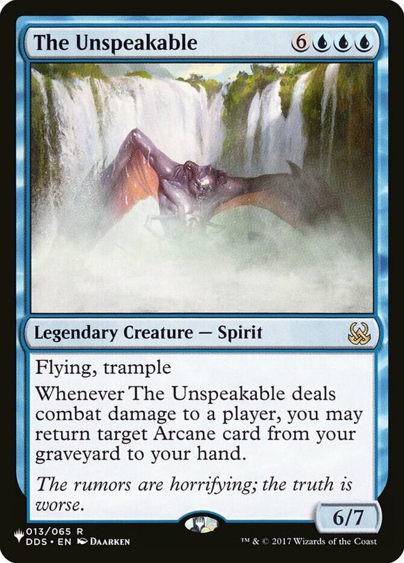 The Unspeakable - The List - The List - English - NM - MTG