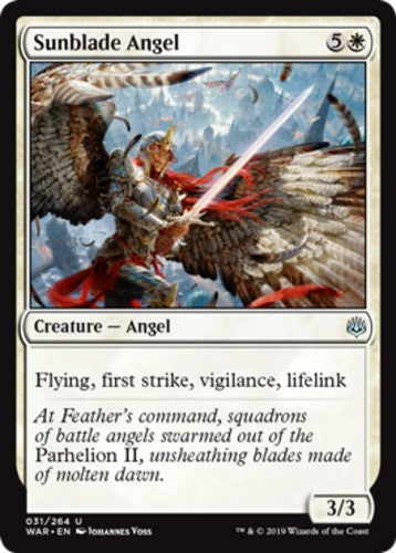 Sunblade Angel - War Of The Spark - English - NM - MTG