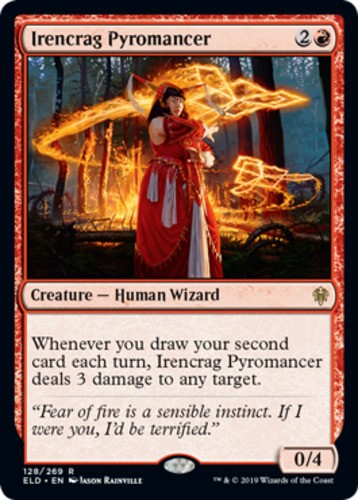 Irencrag Pyromancer - Throne of Eldraine - English - NM - MTG