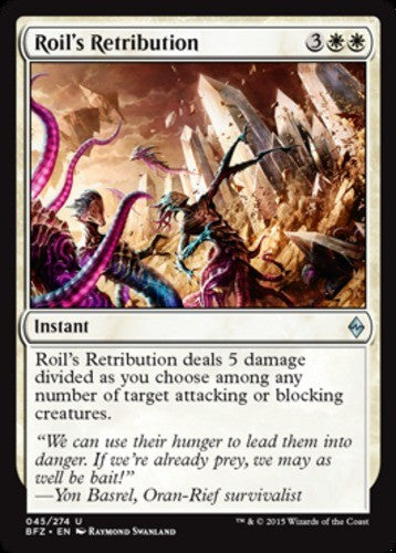 Roil's Retribution - Battle for Zendikar - English - NM - MTG