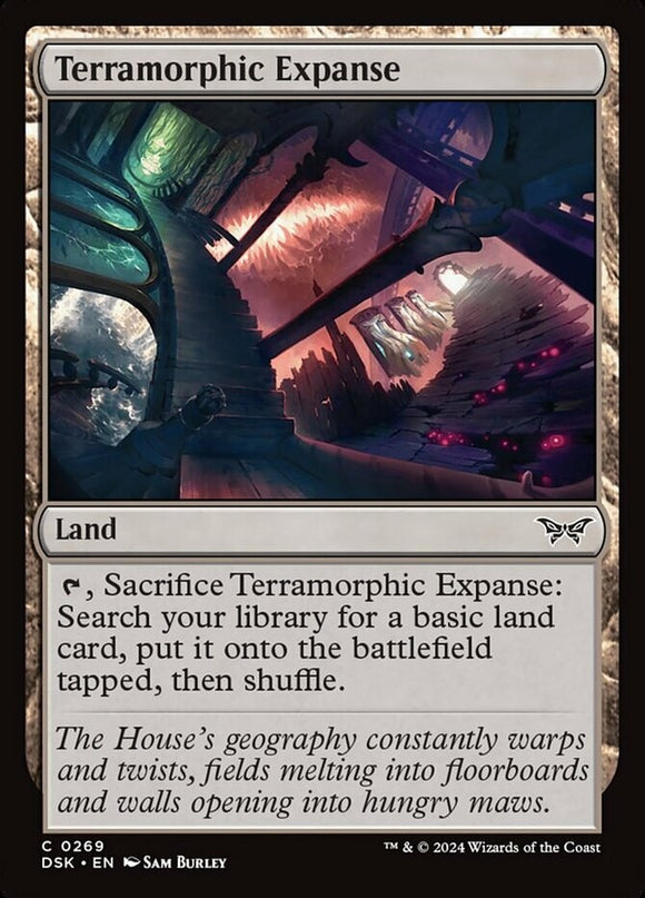 Terramorphic Expanse - Duskmourn: House of Horror - English - NM - MTG