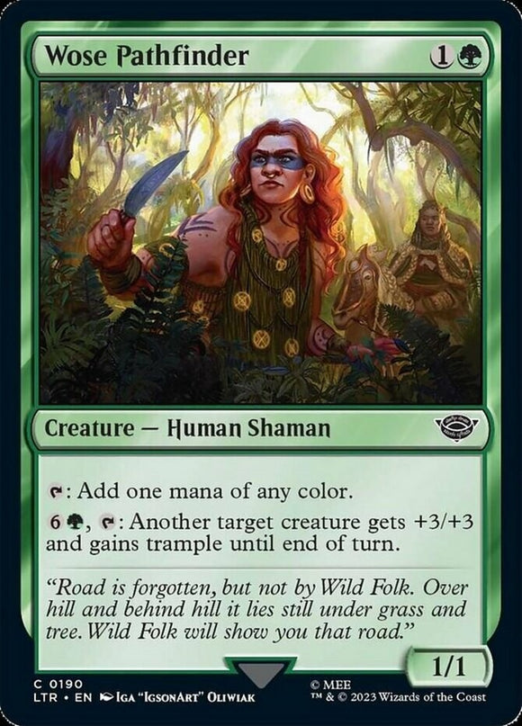 Wose Pathfinder - Lord of the Rings - English - NM - MTG