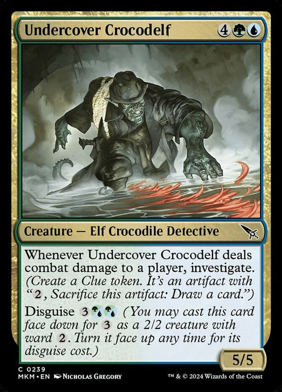 Undercover Crocodelf (a) - Murders at Karlov Manor - English - NM - MTG