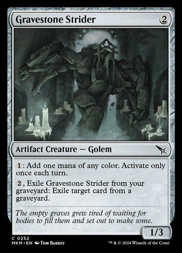 Gravestone Strider - Murders at Karlov Manor - English - NM - MTG