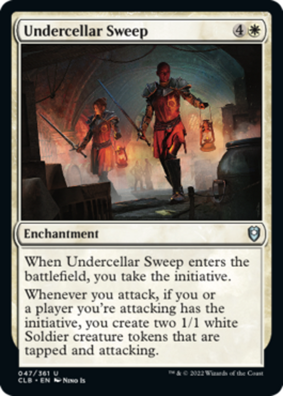 Undercellar Sweep - Battle for Baldur's Gate - English - NM - MTG