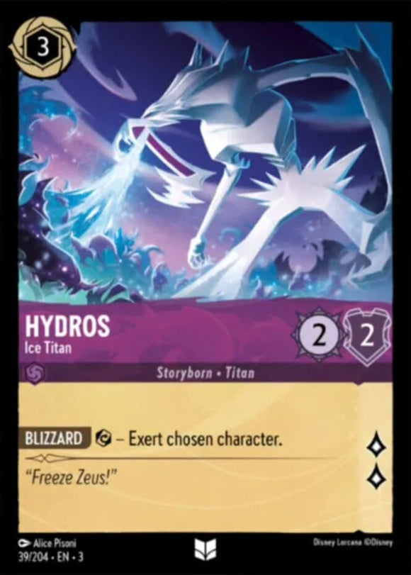 Hydros - Ice Titan - 39/204 - Uncommon - Into the Inklands NM