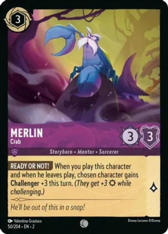 Merlin - Crab - 50/204 - Common - Rise of the Floodborn NM