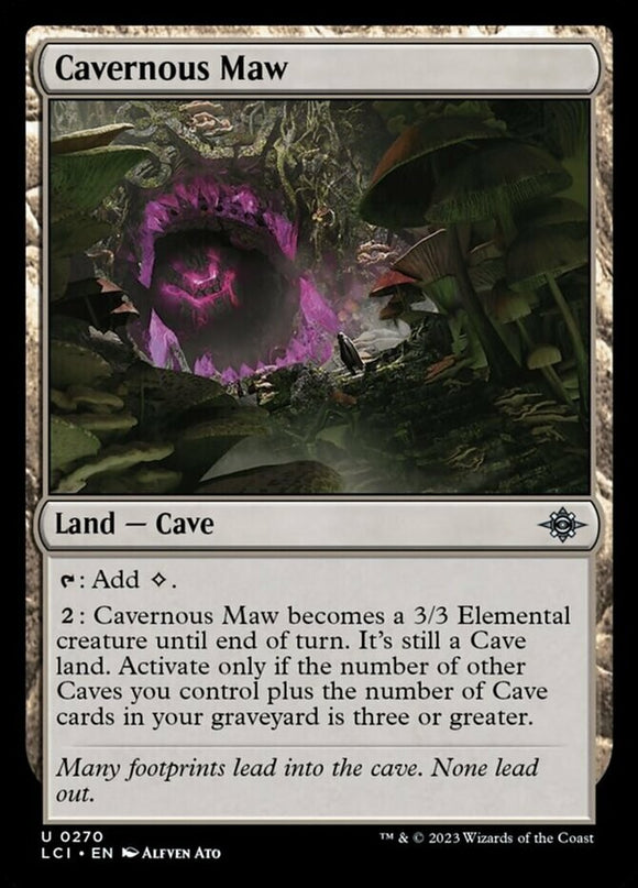 Cavernous Maw - Lost Caverns of Ixalan - English - NM - MTG