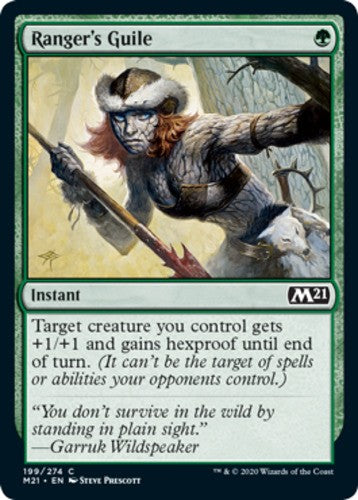 Ranger's Guile - Core Set 2021 (M21) - English - NM - MTG