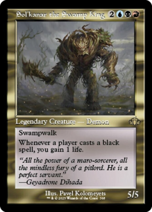 Sol'kanar the Swamp King - Retro Frame - Dominaria Remastered - English - NM - M