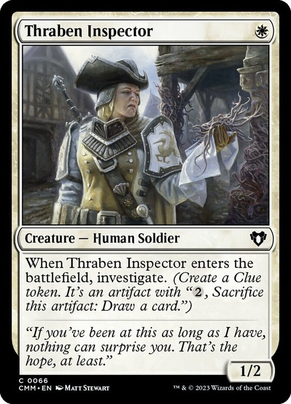 Thraben Inspector - Commander Masters - English - NM - MTG
