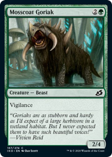 Mosscoat Goriak - Ikoria: Lair of Behemoths - English - NM - MTG