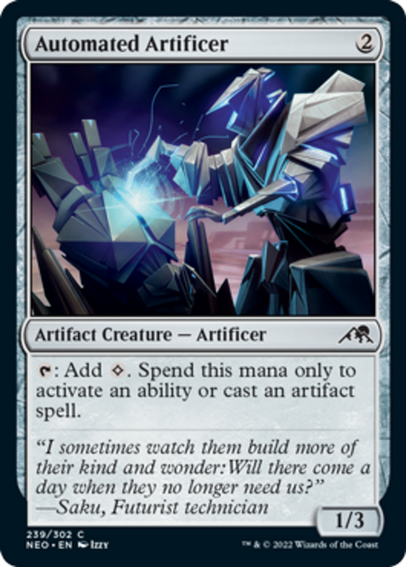 Automated Artificer - Kamigawa: Neon Dynasty - English - NM - MTG