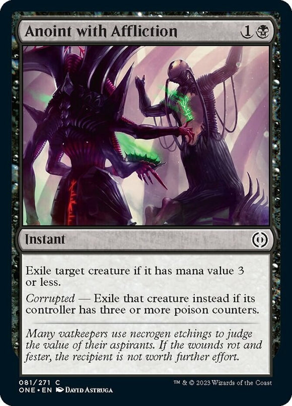 Anoint with Affliction - Phyrexia: All Will Be One - English - NM - MTG