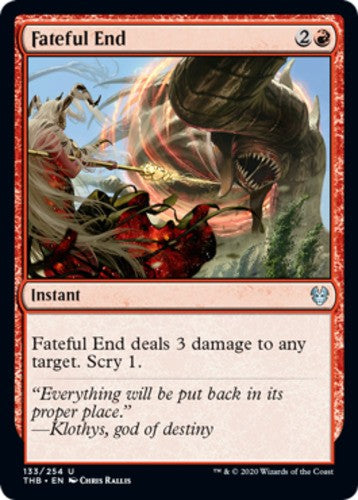 Fateful End - Theros Beyond Death - English - NM - MTG