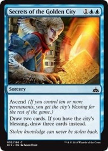 Secrets of the Golden City - Rivals of Ixalan - English - NM - MTG