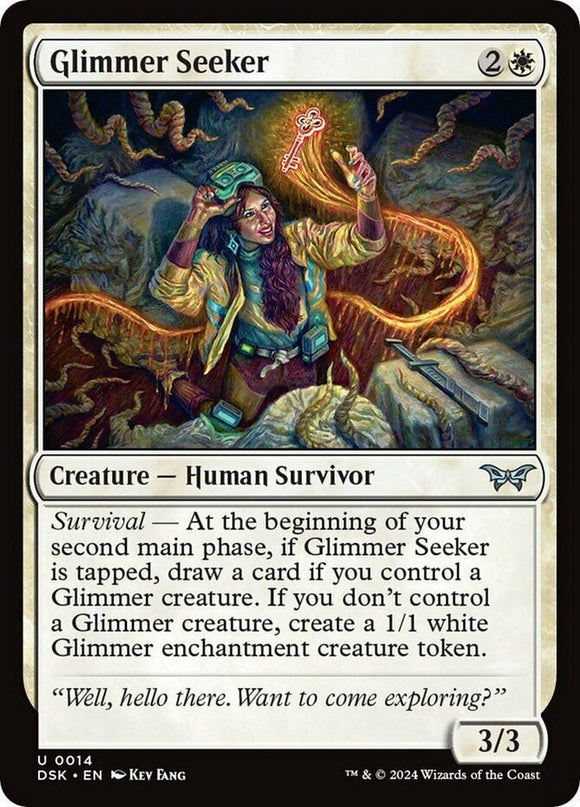 Glimmer Seeker - Duskmourn: House of Horror - English - NM - MTG