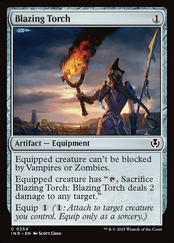 Blazing Torch - Innistrad Remastered - English - NM - MTG