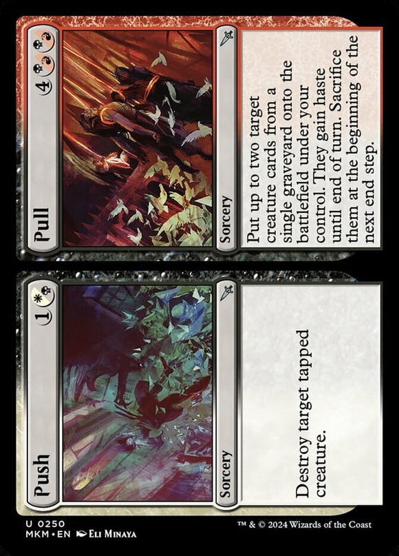 Push // Pull - Murders at Karlov Manor - English - NM - MTG