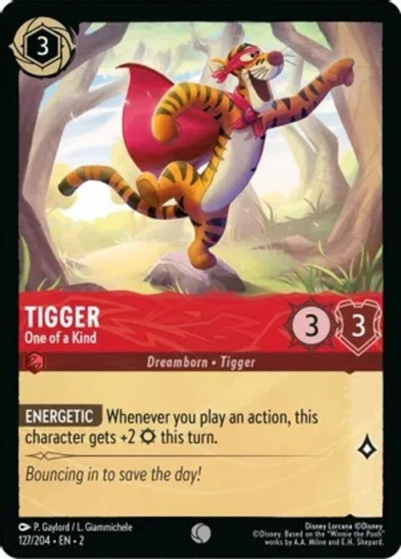 Tigger - One of a Kind - 127/204 - Common - Rise of the Floodborn NM