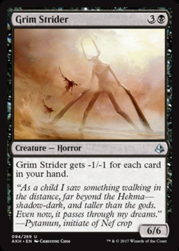 Grim Strider - Amonkhet - English - NM - MTG