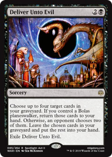 Deliver Unto Evil - War Of The Spark - English - NM - MTG