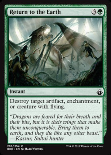 Return to the Earth - Battlebond - English - NM - MTG
