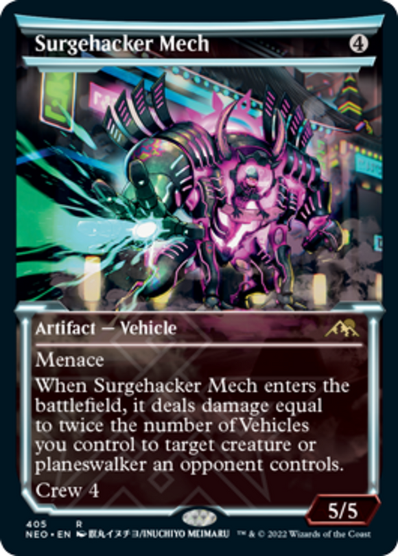 Surgehacker Mech - Showcase - Kamigawa: Neon Dynasty - English - NM - MTG