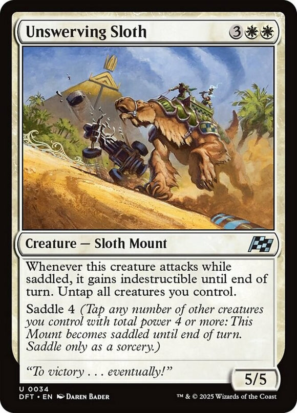 Unswerving Sloth - Aetherdrift - English - NM - MTG