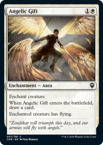 Angelic Gift - Commander Legends - English - NM - MTG