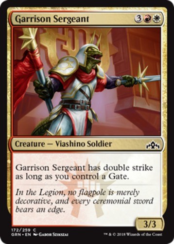 Garrison Sergeant - Guilds of Ravnica - English - NM - MTG