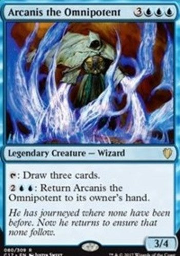 Arcanis the Omnipotent - Commander 2017 - English - NM - MTG