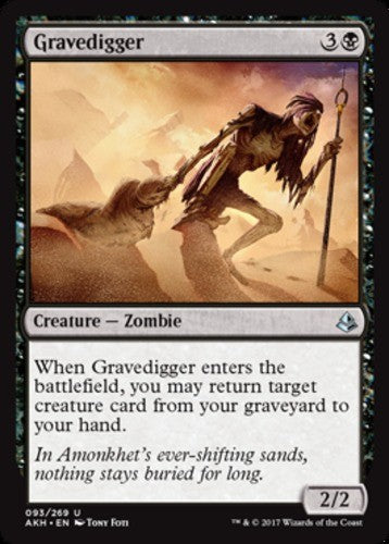 Gravedigger - Amonkhet - English - NM - MTG