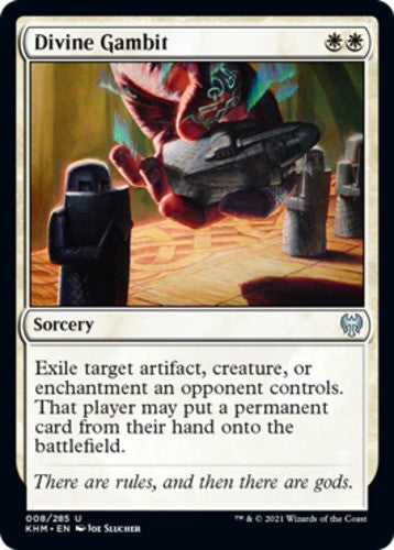 Divine Gambit - Kaldheim - English - NM - MTG