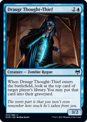 Draugr Thought-Thief - Kaldheim - English - NM - MTG
