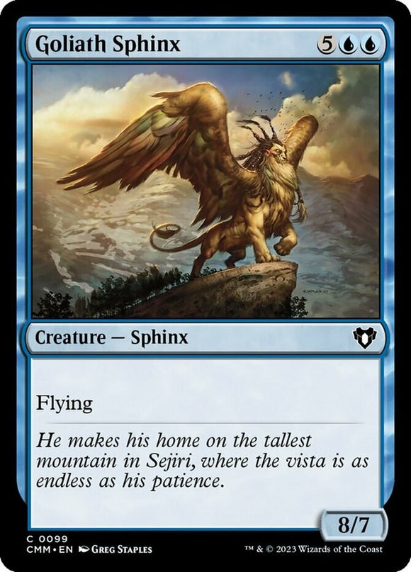 Goliath Sphinx - Commander Masters - English - NM - MTG