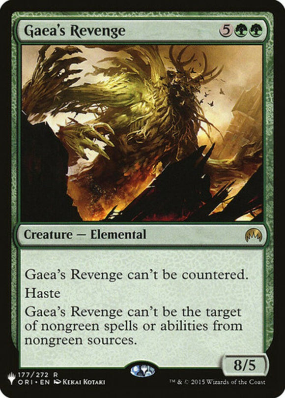 Gaea's Revenge - The List - The List - English - NM - MTG