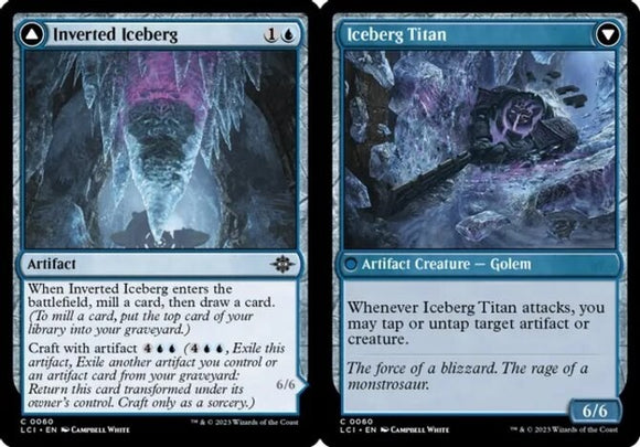 Inverted Iceberg // Iceberg Titan - Lost Caverns of Ixalan - English - NM - MTG