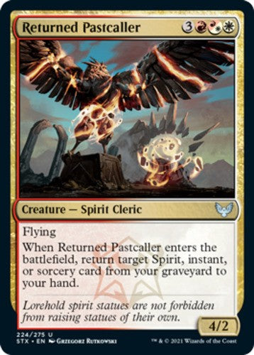 Returned Pastcaller - Strixhaven: School of Mages - English - NM - MTG