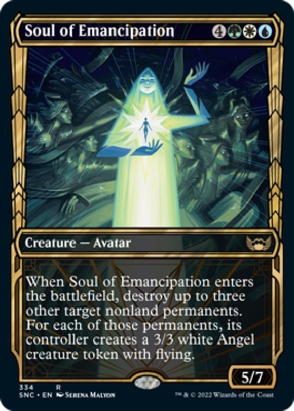 Soul of Emancipation - Showcase - Streets of New Capenna - English - NM - MTG
