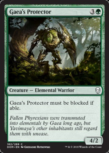 Gaea's Protector - Dominaria - English - NM - MTG