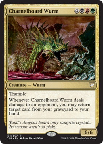 Charnelhoard Wurm - Commander 2018 - English - NM - MTG