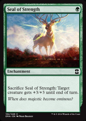 Seal of Strength - Eternal Masters - English - NM - MTG