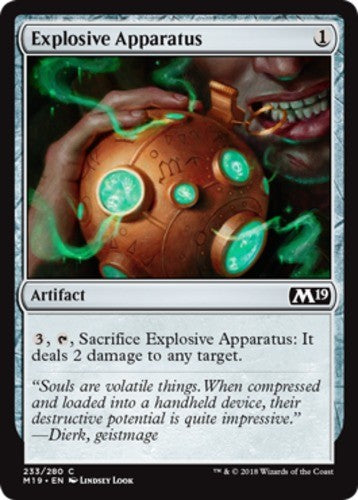 Explosive Apparatus - Core Set 2019 (M19) - English - NM - MTG