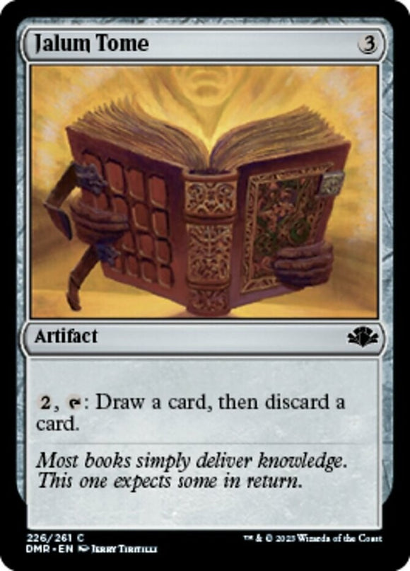 Jalum Tome - Dominaria Remastered - English - NM - MTG