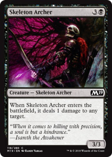 Skeleton Archer - Core Set 2019 (M19) - English - NM - MTG