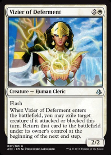 Vizier of Deferment - Amonkhet - English - NM - MTG
