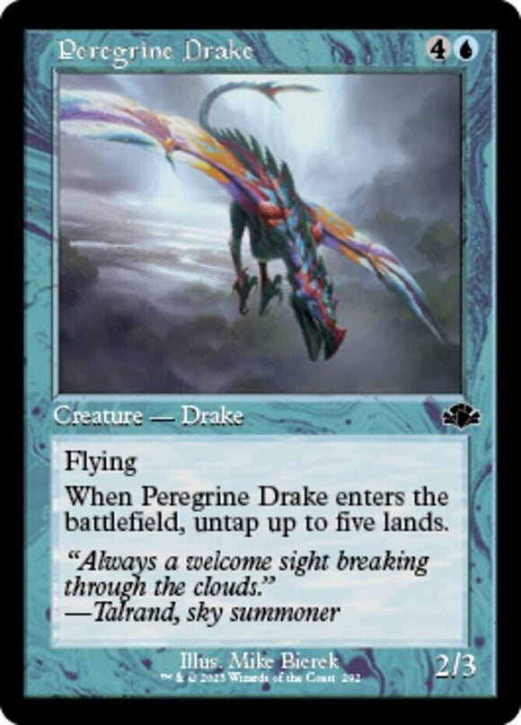 Peregrine Drake - Retro Frame - Dominaria Remastered - English - NM - MTG