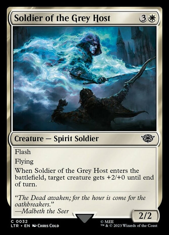 Soldier of the Grey Host - Lord of the Rings - English - NM - MTG