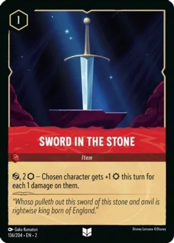 Sword in the Stone - 136/204 - Uncommon - Rise of the Floodborn NM
